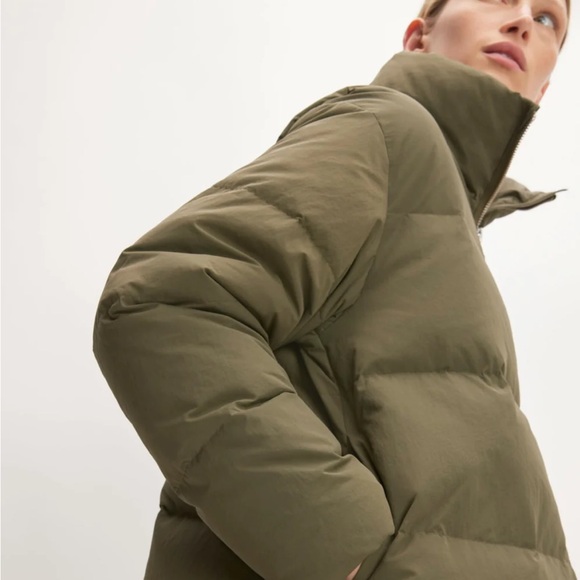 Everlane Olive Green Down Jacket - Picture 9 of 10